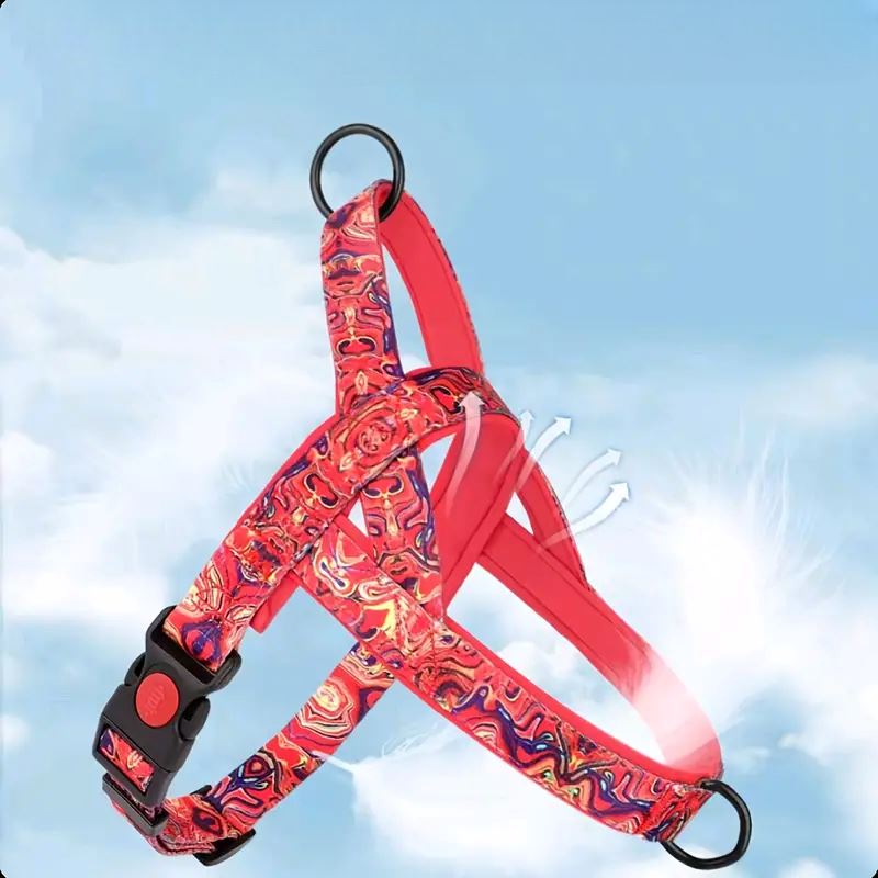 Harnais pour Chien - DogSafeHarness™ - Rouge - Alvy Canin