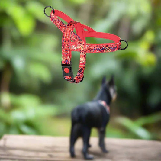 Harnais pour Chien - DogSafeHarness™ - Rouge - Alvy Canin